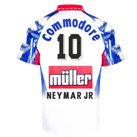 PSG 1992 Home Retro Football Shirt (NEYMAR JR 10)