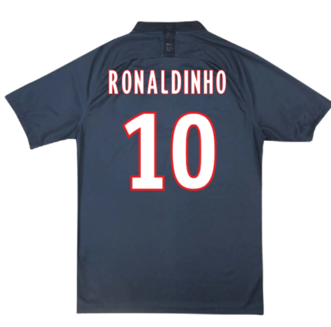 PSG 2019-20 Fourth Shirt (S) (RONALDINHO 10) (BNWT)