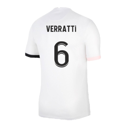 PSG 2021-2022 Vapor Away Shirt (VERRATTI 6)