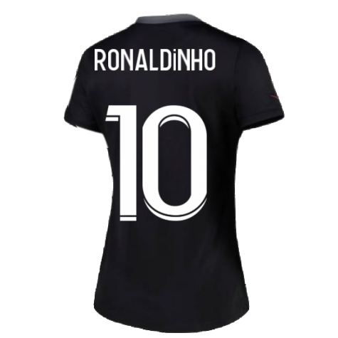 PSG 2021-2022 Womens 3rd Shirt (RONALDINHO 10)