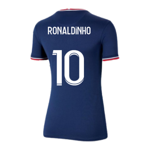 PSG 2021-2022 Womens Home Shirt (RONALDINHO 10)