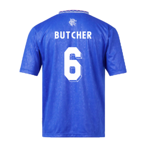 Rangers 1990 Home Retro Football Shirt (Butcher 6)