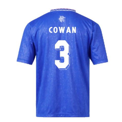 Rangers 1990 Home Retro Football Shirt (Cowan 3)