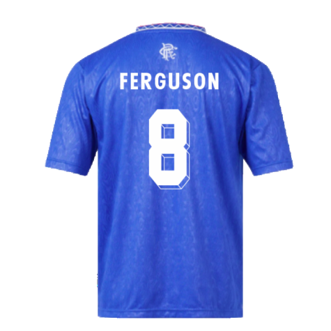 Rangers 1990 Home Retro Football Shirt (Ferguson 8)