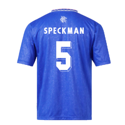 Rangers 1990 Home Retro Football Shirt (Speckman 5)