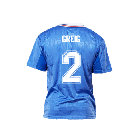 Rangers 1996 Home Retro Shirt (GREIG 2)