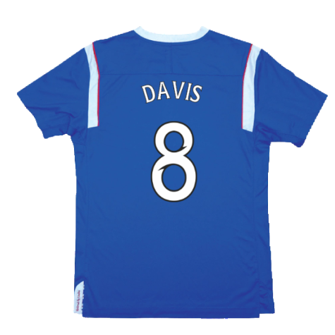 Rangers 2011-12 Home Shirt (S) (Excellent) (Davis 8)