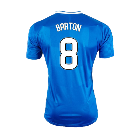 Rangers 2016-18 Home Shirt (M) (Very Good) (Barton 8)