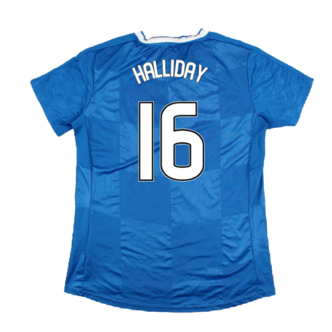 Rangers 2016-18 Women\\\'s Home Shirt (Ladies 12) (Excellent) (Halliday 16)