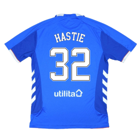 Rangers 2018-19 Home Shirt ((Excellent) L) (Hastie 32)