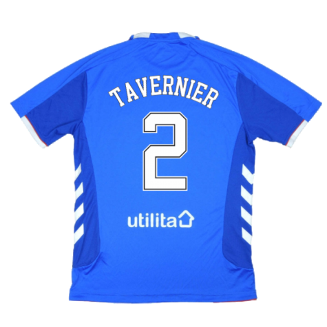 Rangers 2018-19 Home Shirt ((Excellent) L) (TAVERNIER 2)