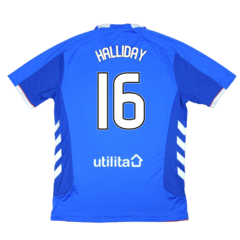 Rangers 2018-19 Home Shirt (3XL) (Good) (Halliday 16)