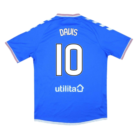 Rangers 2019-20 Home Shirt (Very Good) (DAVIS 10)