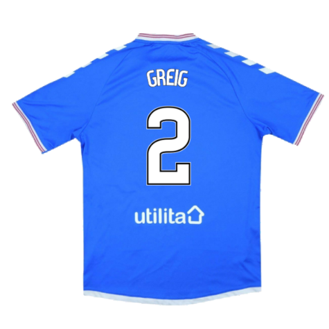 Rangers 2019-20 Home Shirt (Very Good) (GREIG 2)