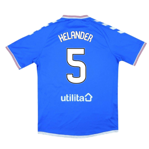 Rangers 2019-20 Home Shirt (Very Good) (Helander 5)