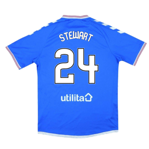 Rangers 2019-20 Home Shirt (Very Good) (Stewart 24)