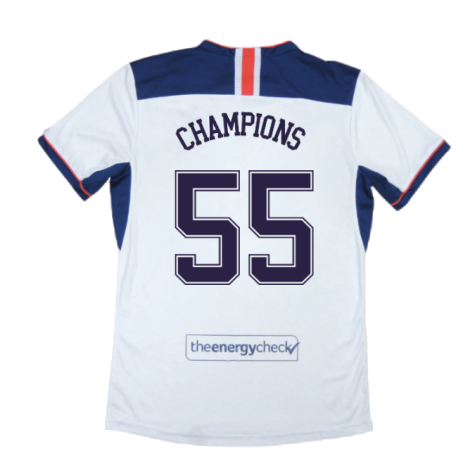 Rangers 2020-21 Away Shirt (4XL) (Excellent) (Champions 55)