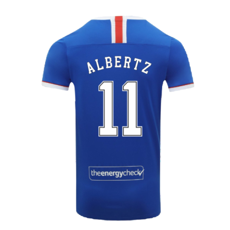 Rangers 2020-21 Home Shirt (4XL) (Excellent) (ALBERTZ 11)