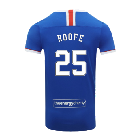 Rangers 2020-21 Home Shirt (S) (Mint) (ROOFE 25)