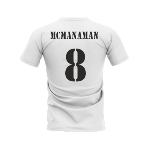 Real Madrid 2002-2003 Retro Shirt T-shirt - Text (White) (McManaman 8)