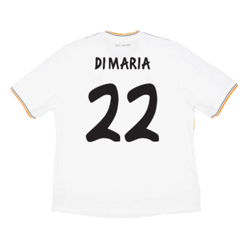 Real Madrid 2013-14 Home (M) (Very Good) (Di Maria 22)