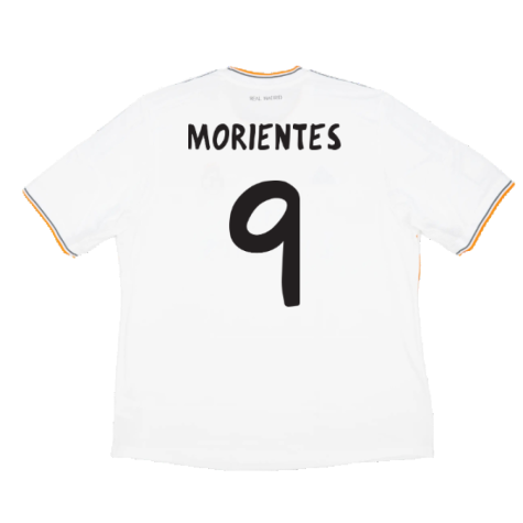 Real Madrid 2013-14 Home (M) (Very Good) (MORIENTES 9)