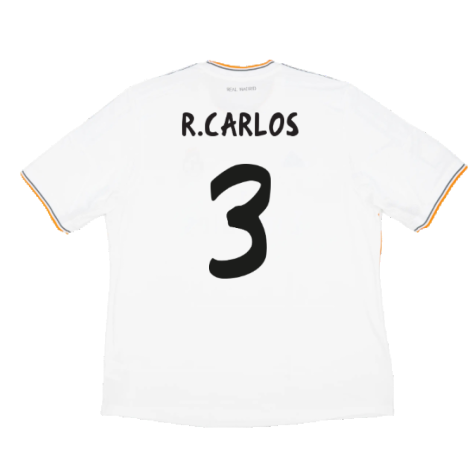 Real Madrid 2013-14 Home (M) (Very Good) (R.CARLOS 3)