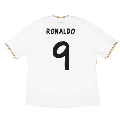 Real Madrid 2013-14 Home (M) (Very Good) (RONALDO 9)