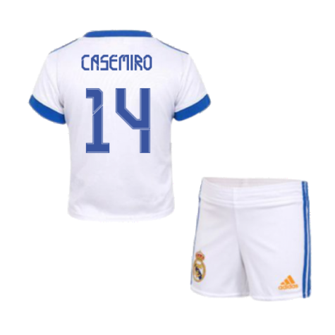 Real Madrid 2021-2022 Home Baby Kit (CASEMIRO 14)