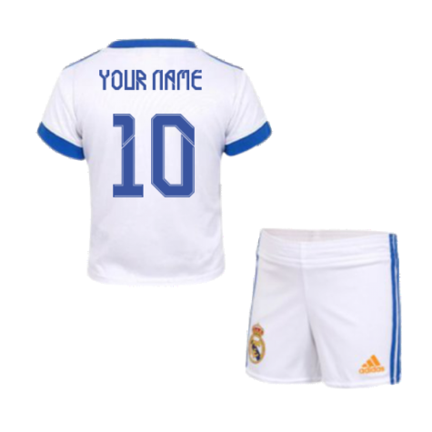 Real Madrid 2021-2022 Home Baby Kit (Your Name)