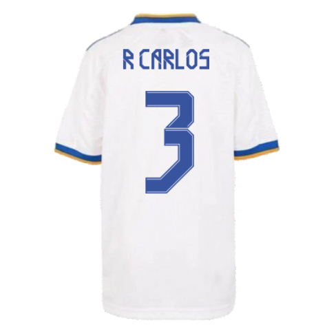 Real Madrid 2021-2022 Home Shirt (Kids) (R CARLOS 3)