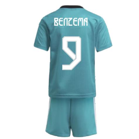 Real Madrid 2021-2022 Thrid Mini Kit (BENZEMA 9)