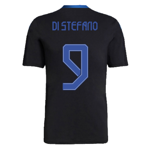 Real Madrid 2021-2022 Training Shirt (Black) (DI STEFANO 9)