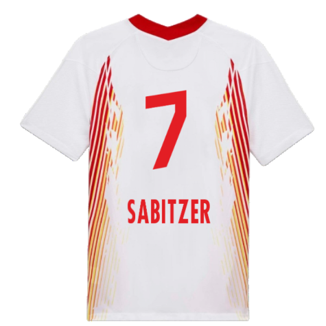 Red Bull Leipzig 2020-21 Home Shirt ((Excellent) S) (SABITZER 7)