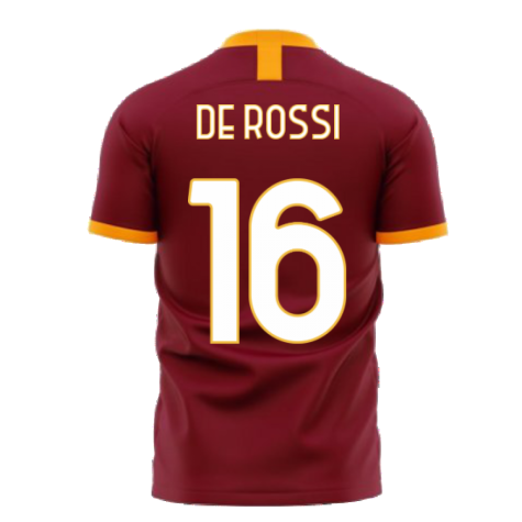 Roma 2024-2025 Home Concept Football Kit (Libero) (DE ROSSI 16)