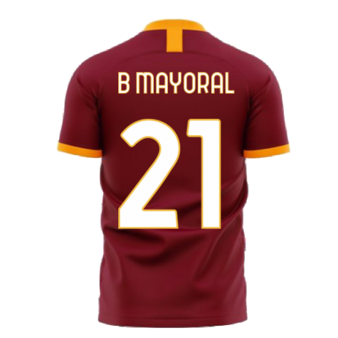 Roma 2024-2025 Home Concept Football Kit (Libero) - No Sponsor (B MAYORAL 21)