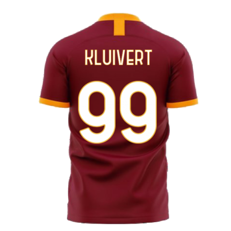 Roma 2024-2025 Home Concept Football Kit (Libero) - No Sponsor (KLUIVERT 99)