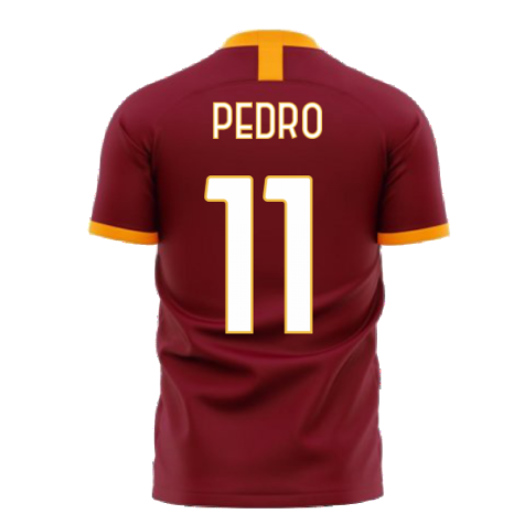 Roma 2024-2025 Home Concept Football Kit (Libero) - No Sponsor (PEDRO 11)