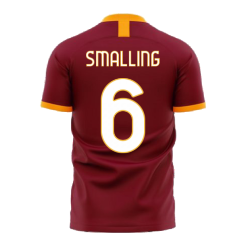 Roma 2024-2025 Home Concept Football Kit (Libero) - No Sponsor (SMALLING 6)