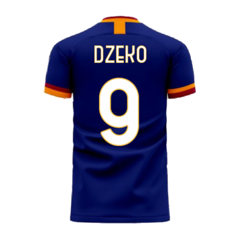 Roma 2025-2026 Third Concept Football Kit (Libero) (DZEKO 9) - Baby
