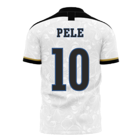 Santos 2024-2025 Home Concept Football Kit (Libero) (PELE 10) - Baby