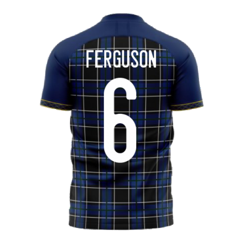 Scotland 2024-2025 Home Concept Football Kit (Libero) (FERGUSON 6)