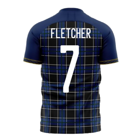 Scotland 2024-2025 Home Concept Football Kit (Libero) (Fletcher 7)