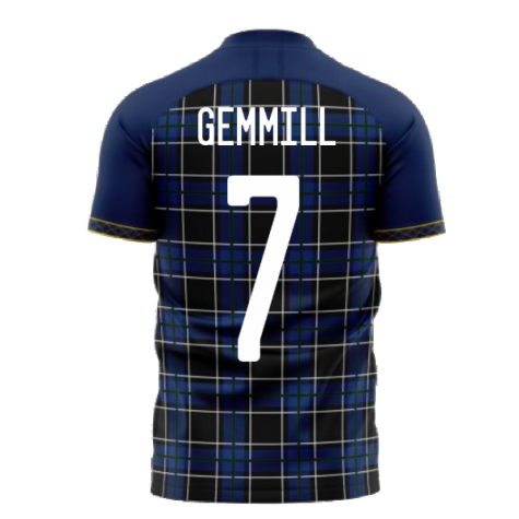 Scotland 2024-2025 Home Concept Football Kit (Libero) (GEMMILL 7)