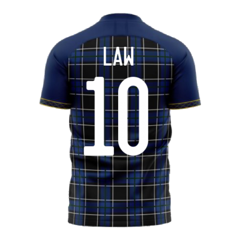 Scotland 2024-2025 Home Concept Football Kit (Libero) (LAW 10)