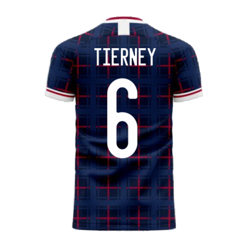 Scotland 2020-2021 Home Concept Shirt (Fans Culture) (TIERNEY 6)