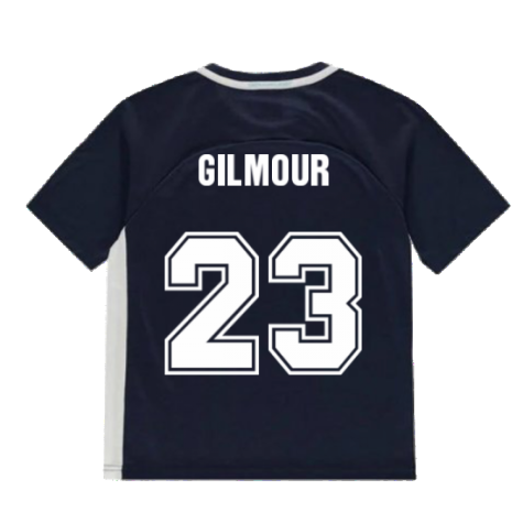 Scotland 2021 Polyester T-Shirt (Navy) - Kids (Gilmour 23)