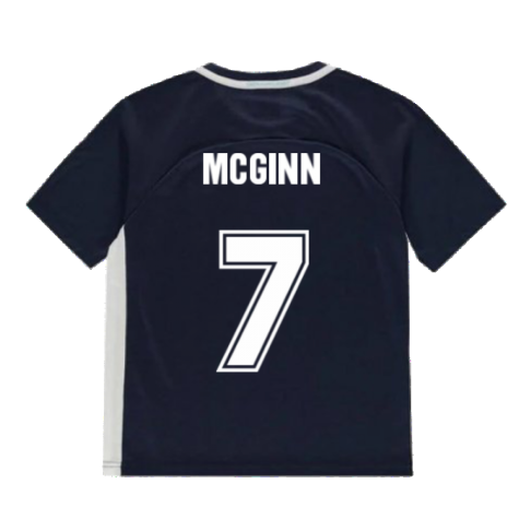 Scotland 2021 Polyester T-Shirt (Navy) - Kids (McGinn 7)