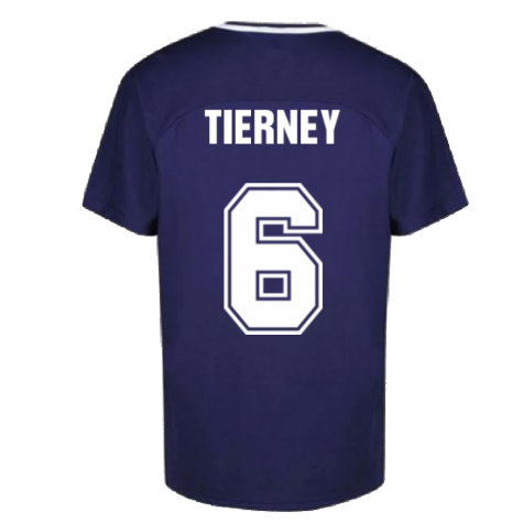 Scotland 2021 Polyester T-Shirt (Navy) (Tierney 6)