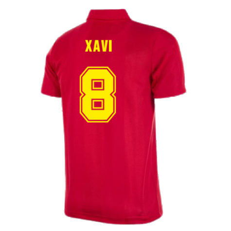 Spain 1984 Retro Football Shirt (XAVI 8)